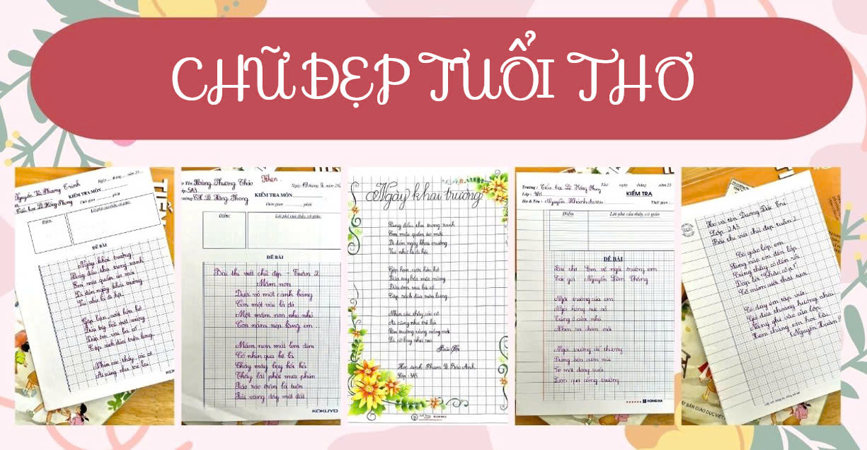 CHỮ ĐẸP TUỔI THƠ